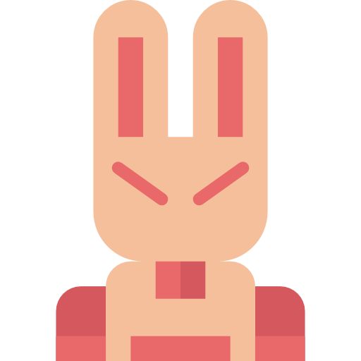 イースターのウサギ Smalllikeart Flat icon