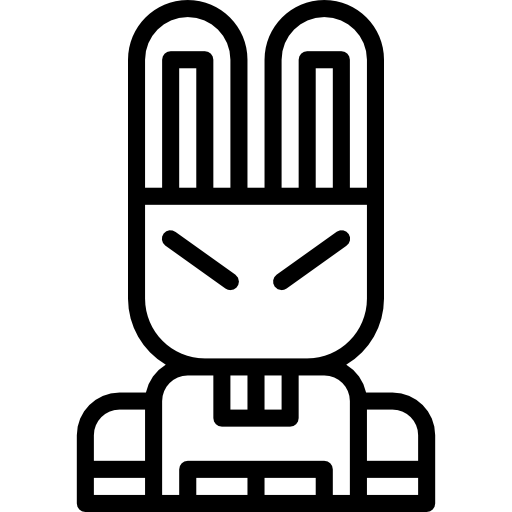 Пасхальный заяц Smalllikeart Lineal иконка