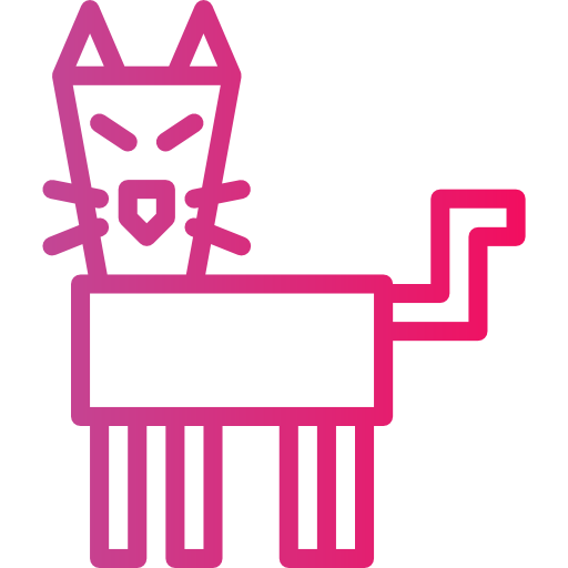 gatto Smalllikeart Gradient icona