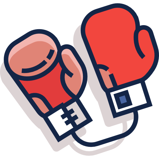 guantes de boxeo Chanut is Industries Lineal Color icono