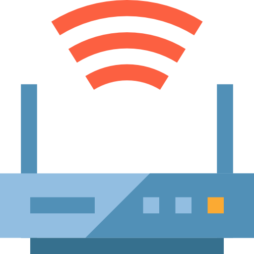 wlan router Chanut is Industries Flat icon