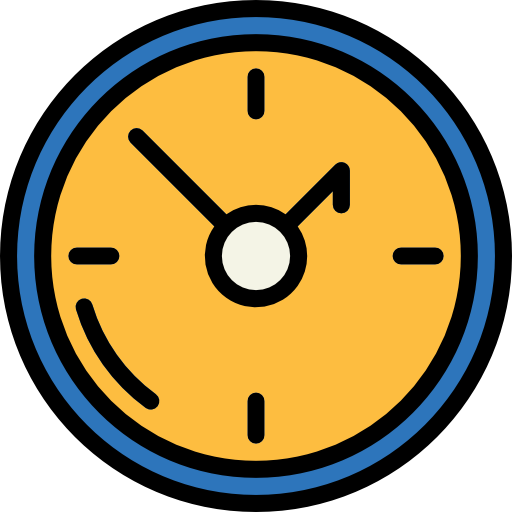 時計 Smalllikeart Lineal Color icon