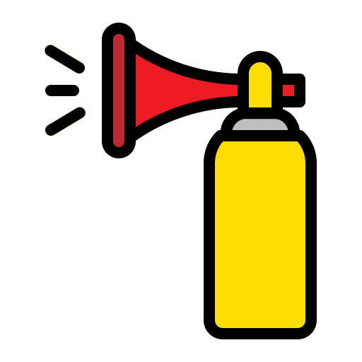 Air horn Generic Outline Color icon