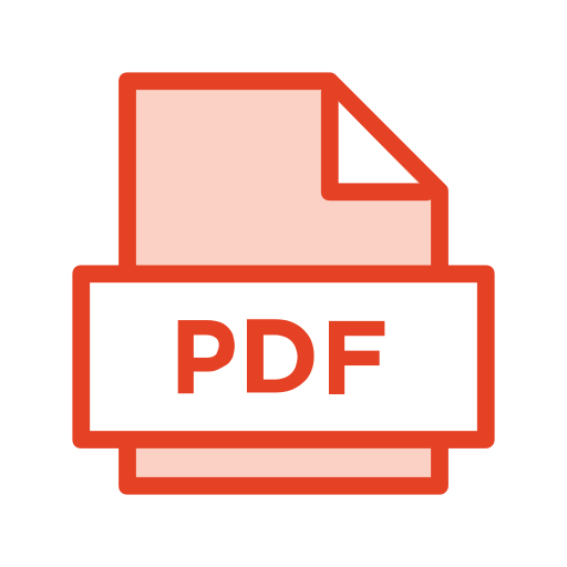 fichier pdf Generic Outline Color Icône