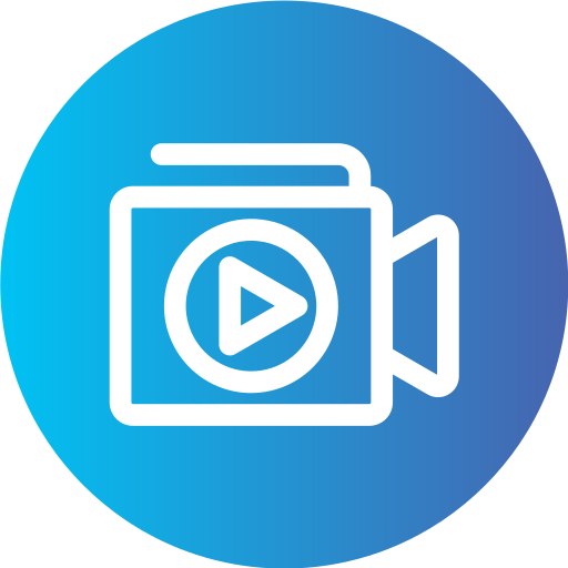 video opname Generic Flat Gradient icoon