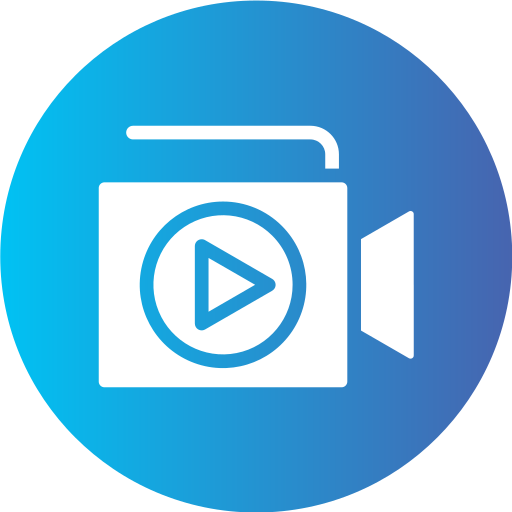 video opname Generic Flat Gradient icoon