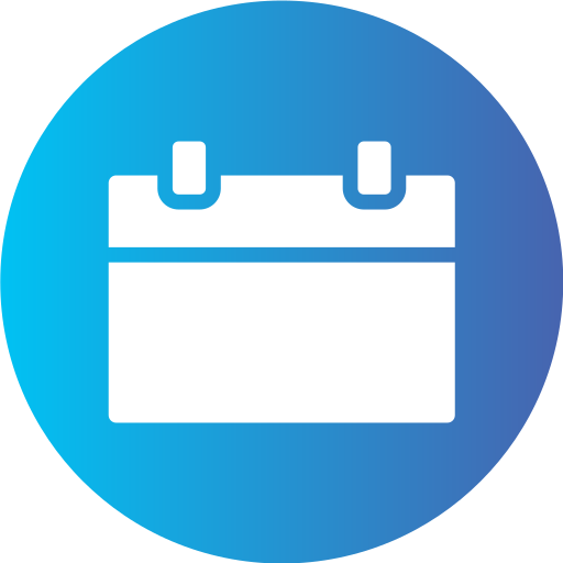 Calendar Generic Flat Gradient icon