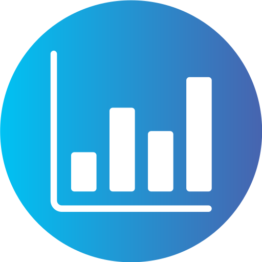 statistique Generic Flat Gradient Icône