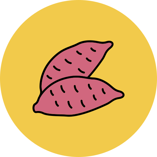 Sweet potato Generic Outline Color icon