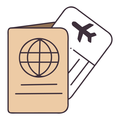 passaporte Generic Outline Color Ícone