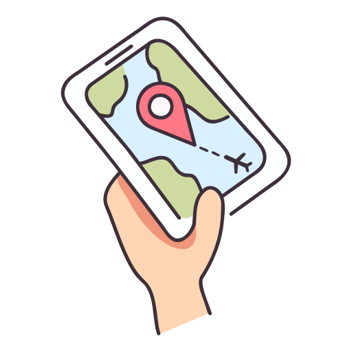 GPS Generic Outline Color icon