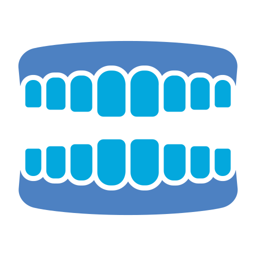 dentes Generic Blue Ícone