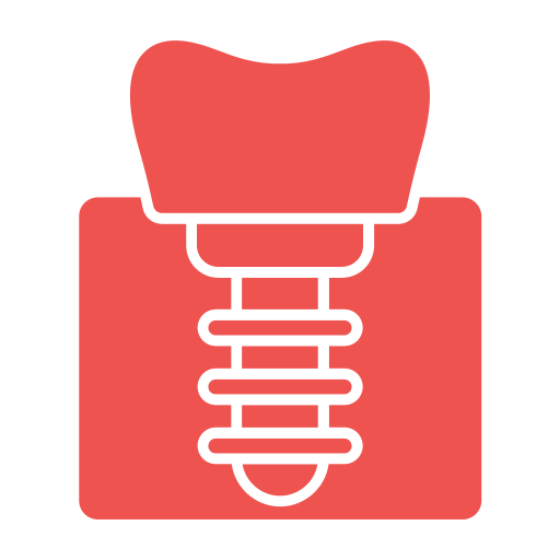 implante dental Generic Flat icono