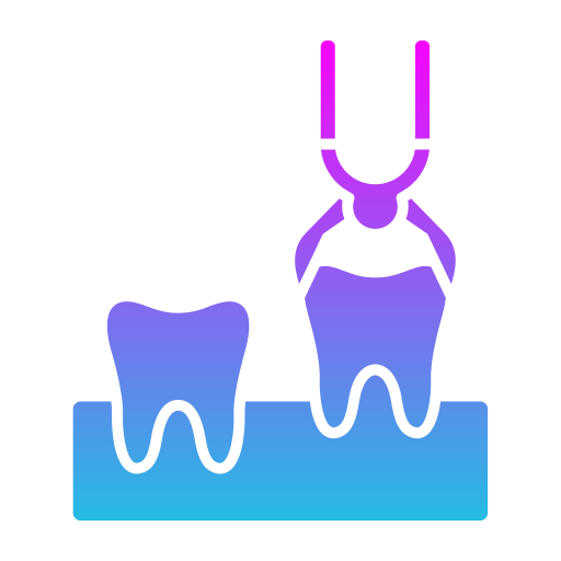 extracción dental Generic Flat Gradient icono