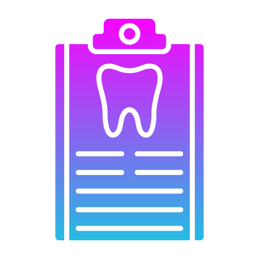 Historial dental Generic Flat Gradient icono
