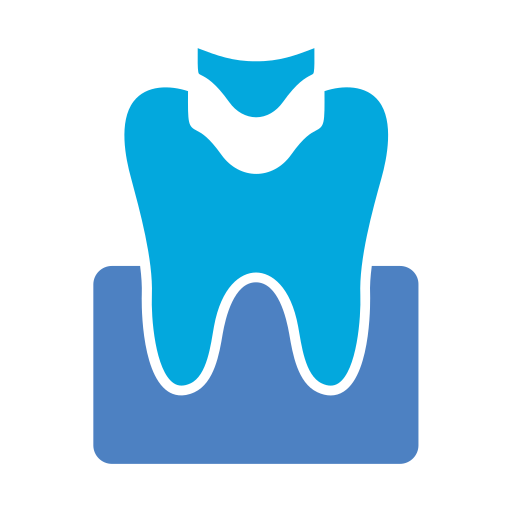 Стоматологическая пломба Generic Blue иконка
