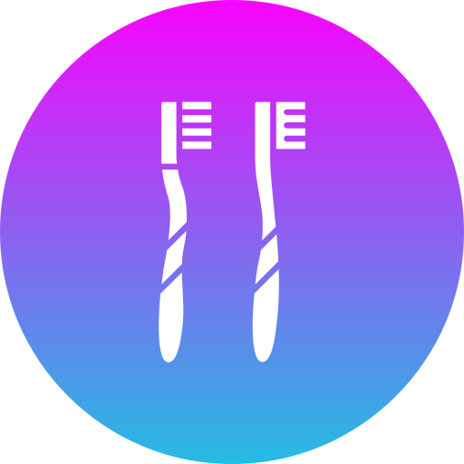 cepillos de dientes Generic Flat Gradient icono