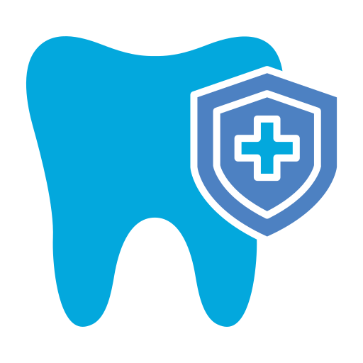 opieka dentystyczna Generic Blue ikona