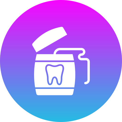 Зубная нить Generic Flat Gradient иконка