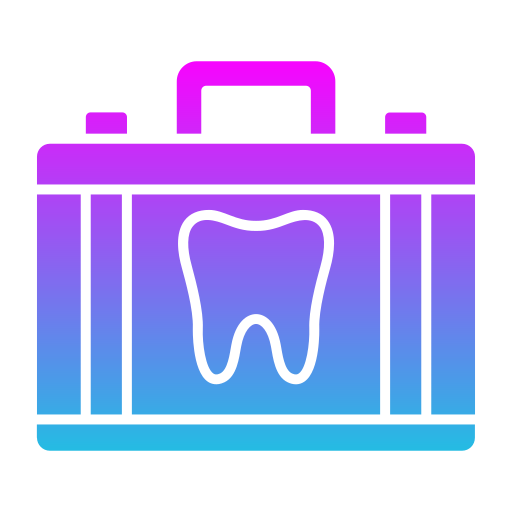 kit dentale Generic Flat Gradient icona