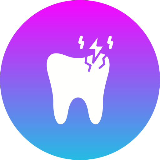 ból zęba Generic Flat Gradient ikona