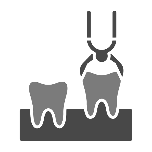 Удаление зуба Generic Grey иконка