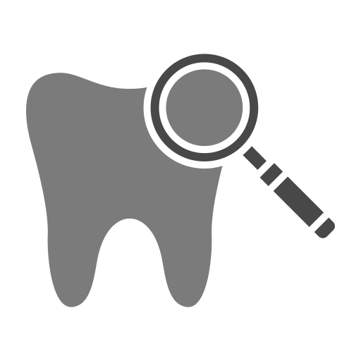 Стоматологический осмотр Generic Grey иконка