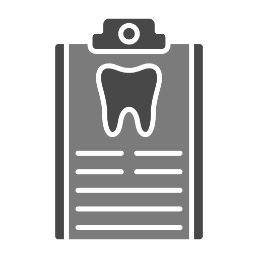 Dental record Generic Grey icon