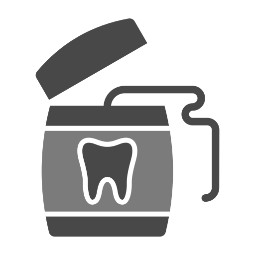 Зубная нить Generic Grey иконка