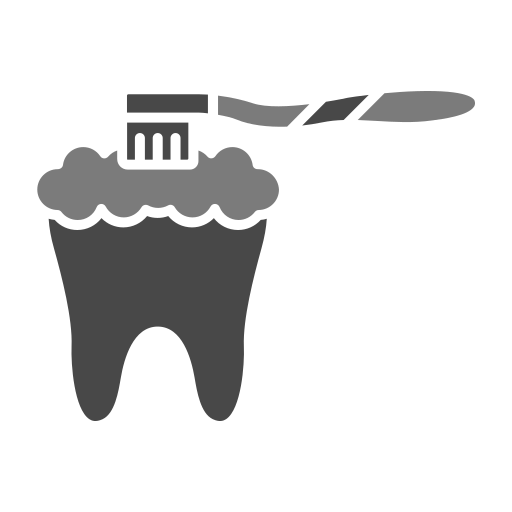 Чистка зубов Generic Grey иконка