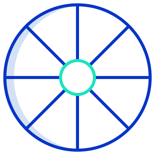 wiel Generic color outline icoon