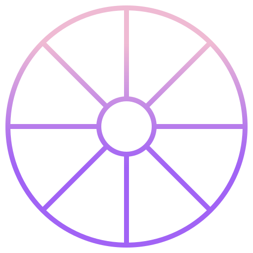 ruota Generic gradient outline icona