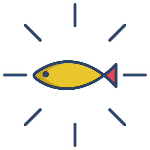pescare Generic color outline icona