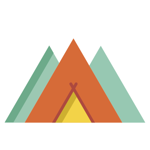 acampar Generic color fill icono
