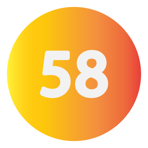 Fifty eight Generic Flat Gradient icon