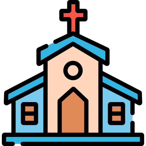 kirche Generic Outline Color icon