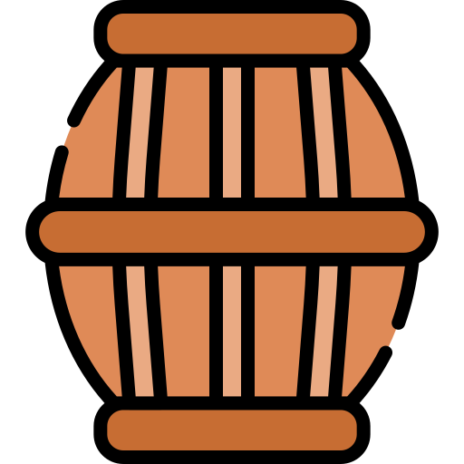 barril de vino Generic Outline Color icono