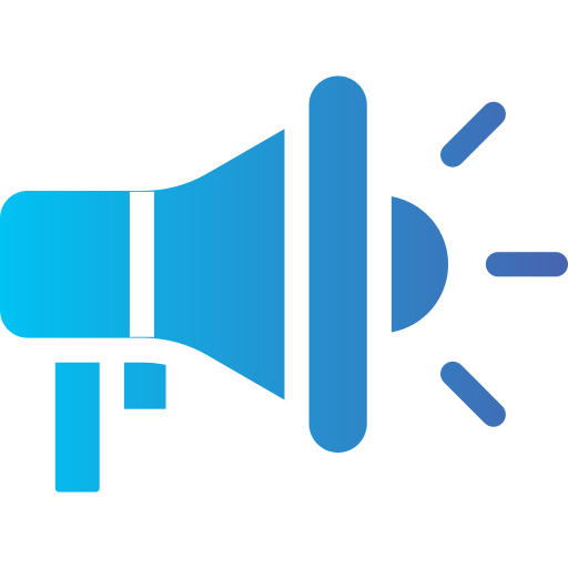 Megaphone Generic Flat Gradient icon