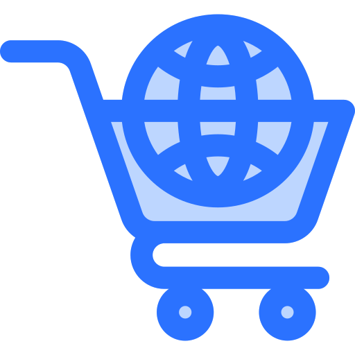 e-commerce Generic Blue icoon