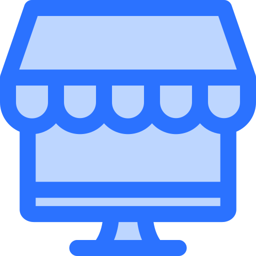 online-shop Generic Blue icon
