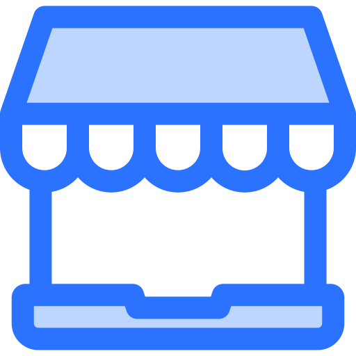 Online store Generic Blue icon