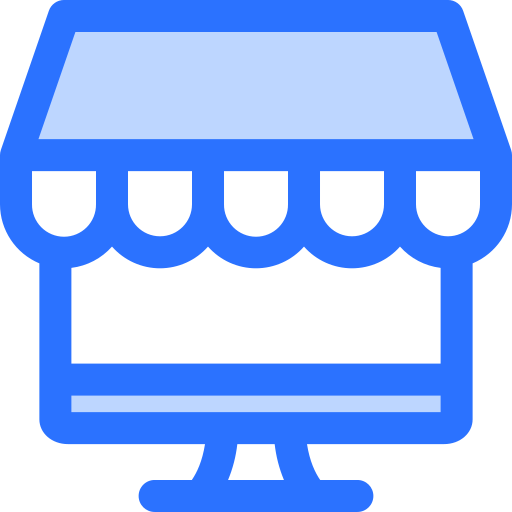 tienda en línea Generic Blue icono