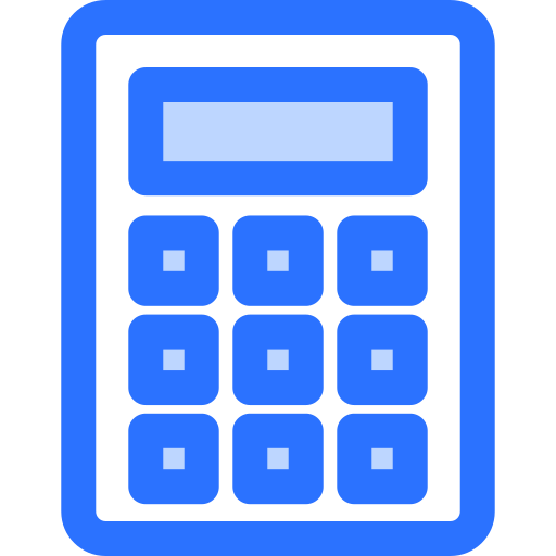 Calculator Generic Blue icon