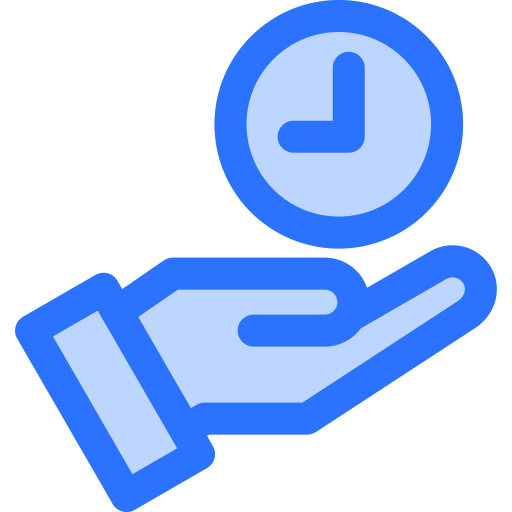 시각 Generic Blue icon