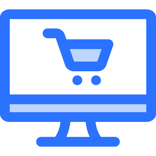 shopping-app Generic Blue icoon