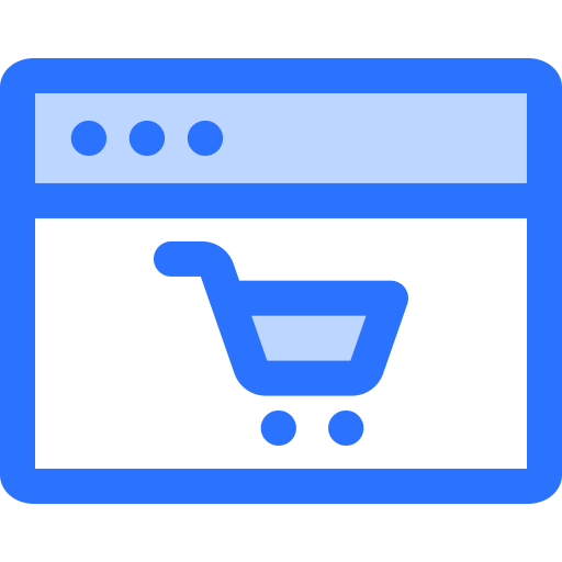 쇼핑 앱 Generic Blue icon