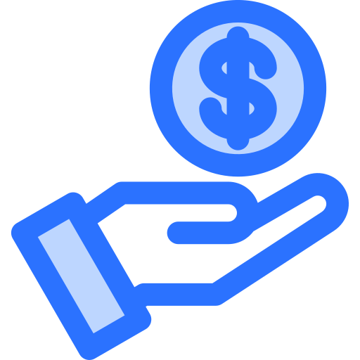 geld Generic Blue icoon