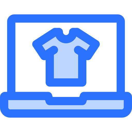 온라인 쇼핑 Generic Blue icon
