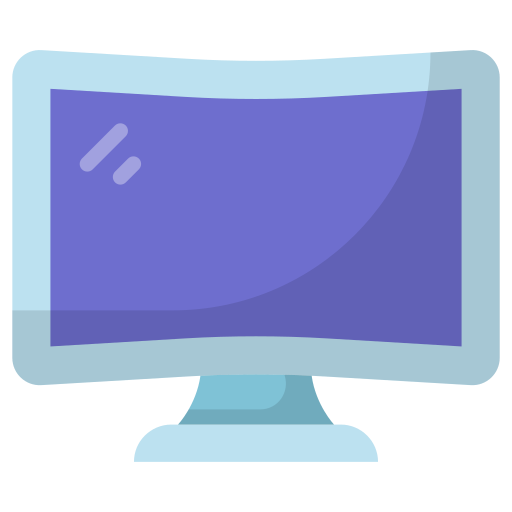 pantalla lcd Generic Flat icono