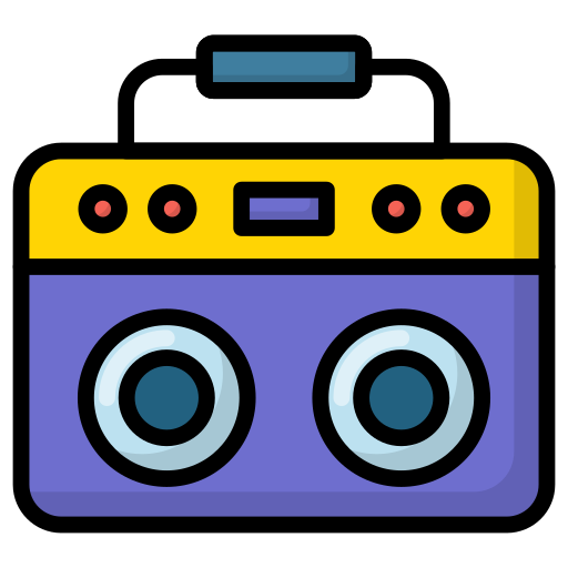 Tape recorder Generic Outline Color icon